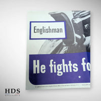 Affiche US ww2 Englishman is your friend