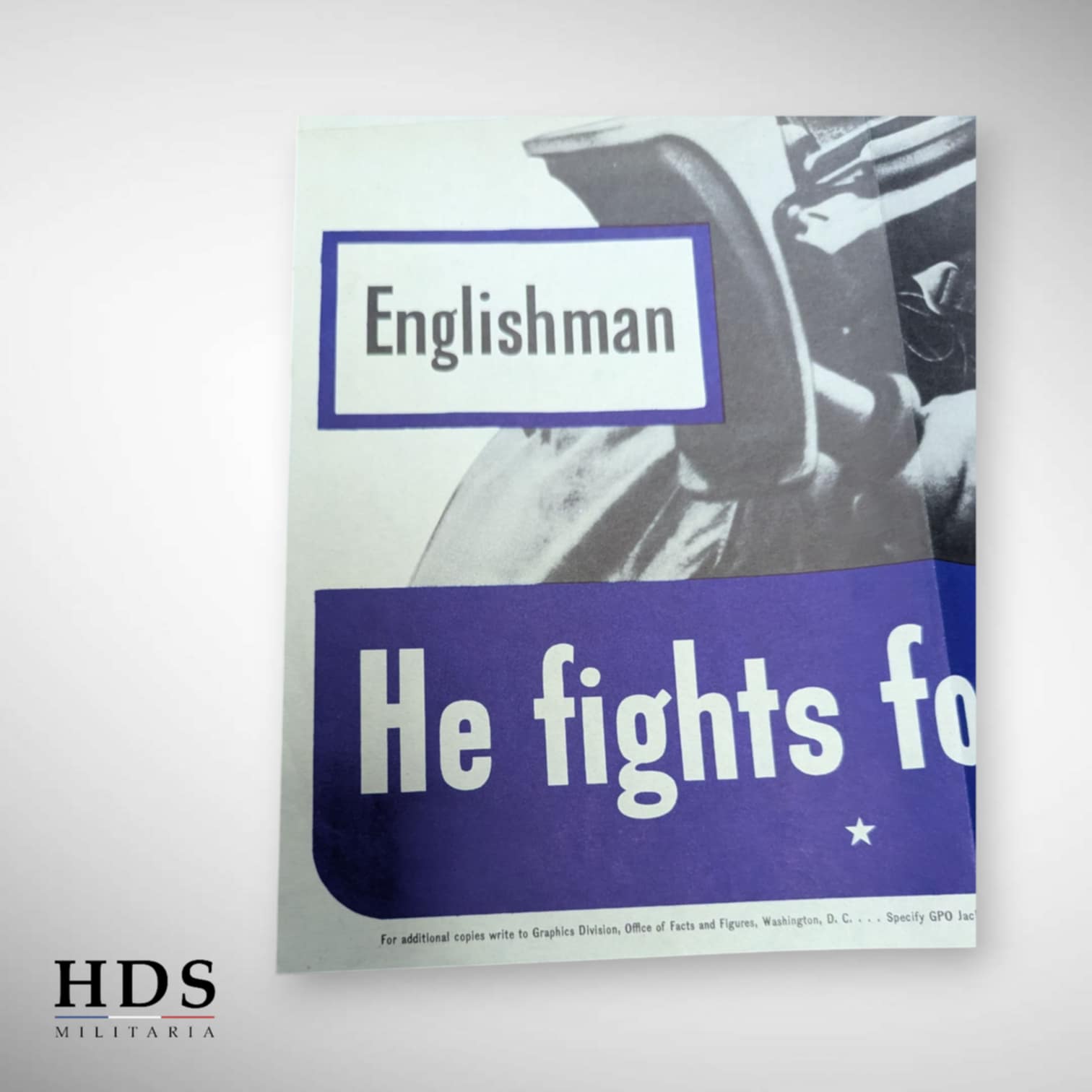Affiche US ww2 Englishman is your friend