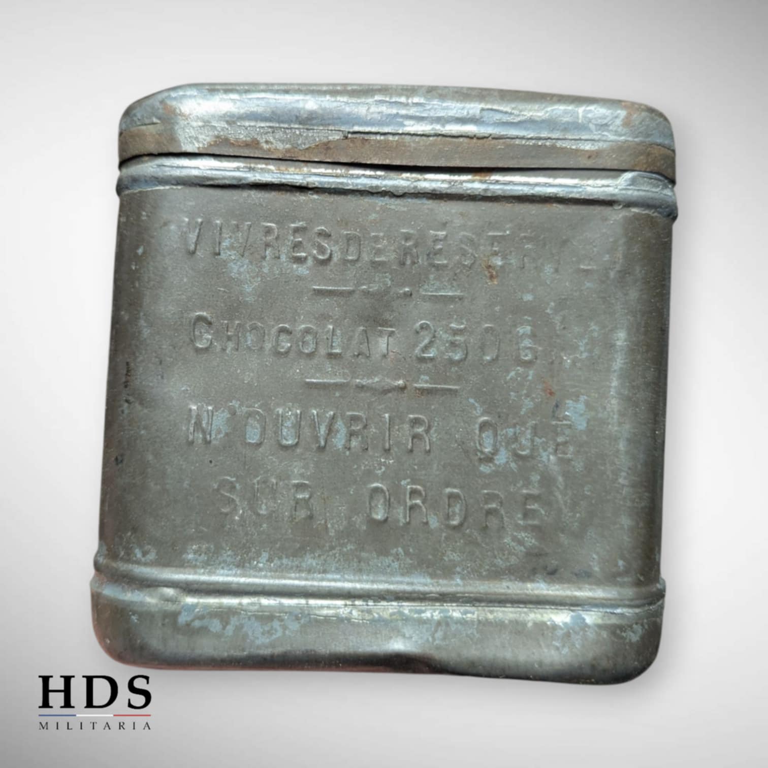 Boîte vivres de réserve ww1 chocolat Menier 1916