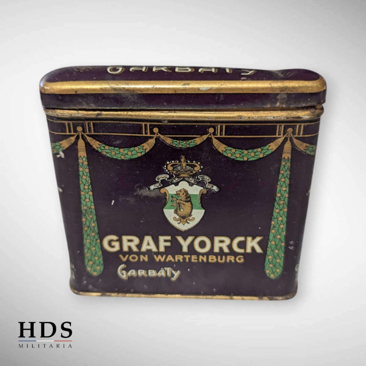 Boîte de cigarettes allemandes ww1 Graf Yorck