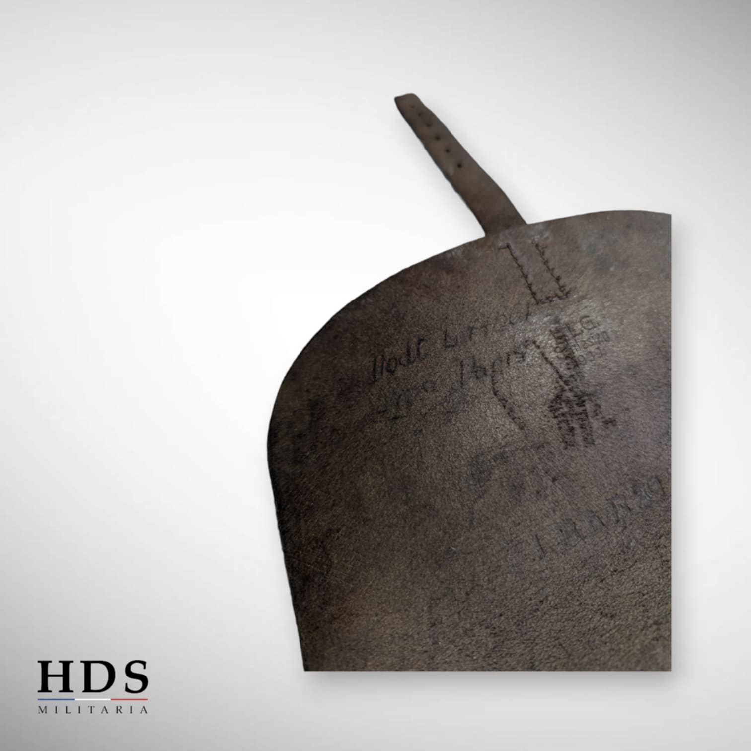 German WW2 Name Card Holder + Feldpost Paris