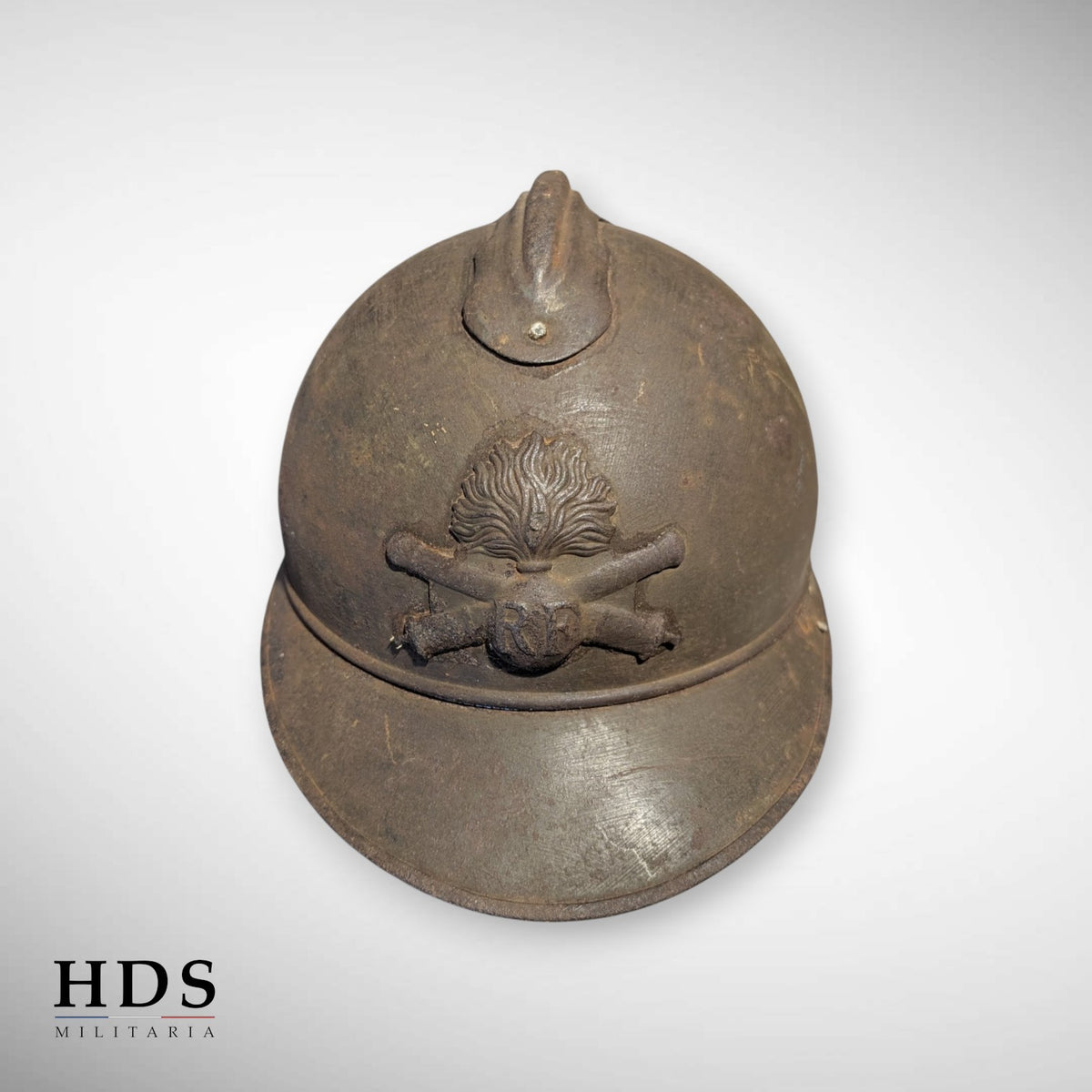 Coque casque Adrian m15 Artillerie France 40 ww2