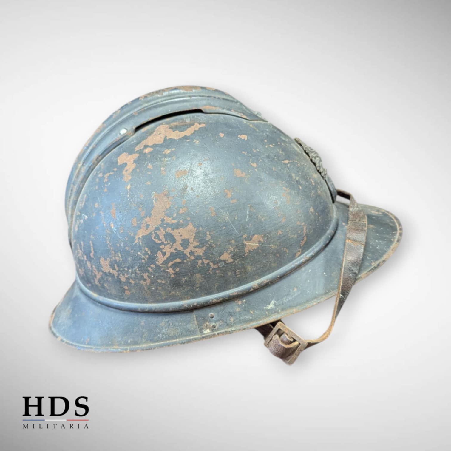 Casque Adrian m15 Infanterie ww1 nominatif