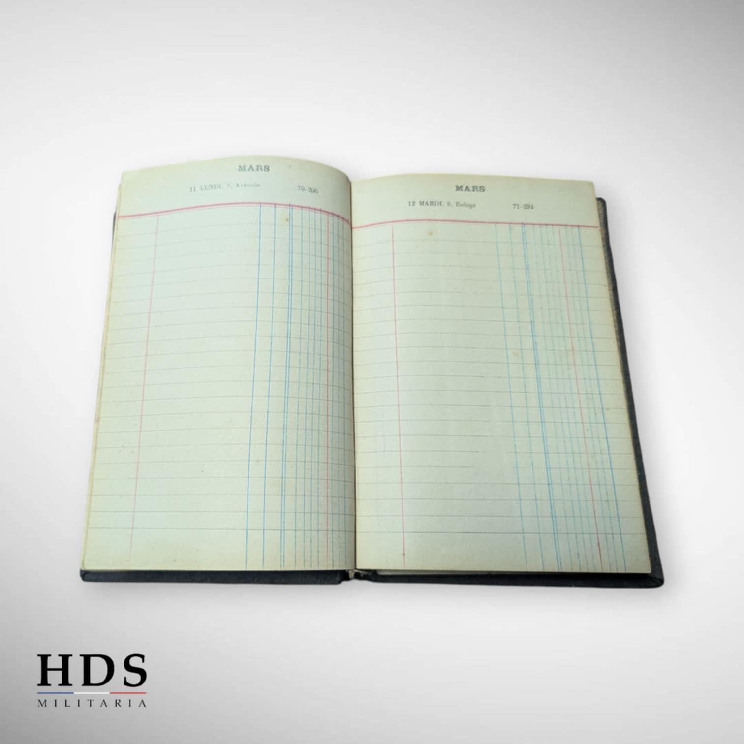 Agenda Français 1918 ww1