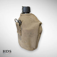 Gourde US ww2 complète housse od3 1943 Vosges