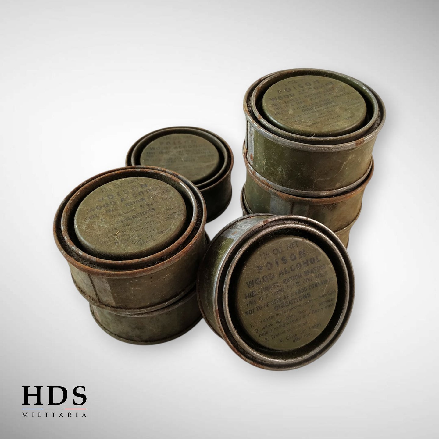 Réchaud individuel alcool gélifié US ww2