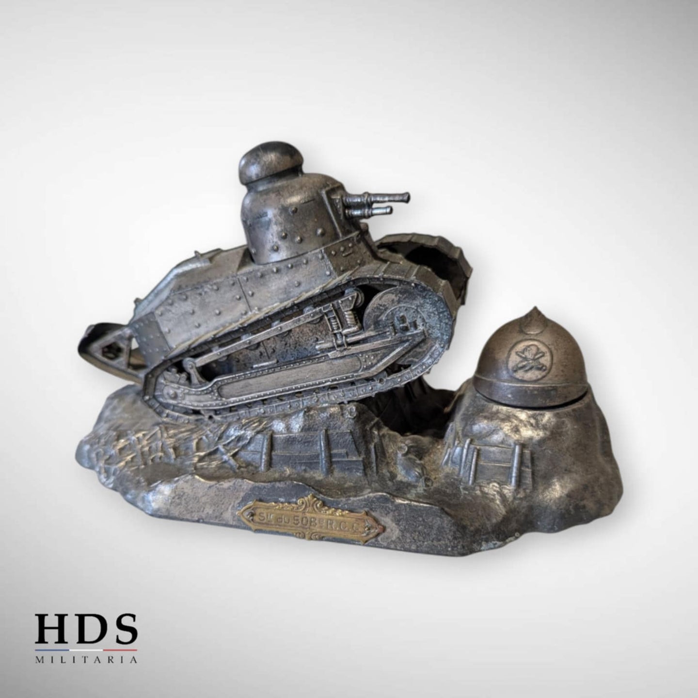 Souvenir inkwell of the 508 RCC Lunéville