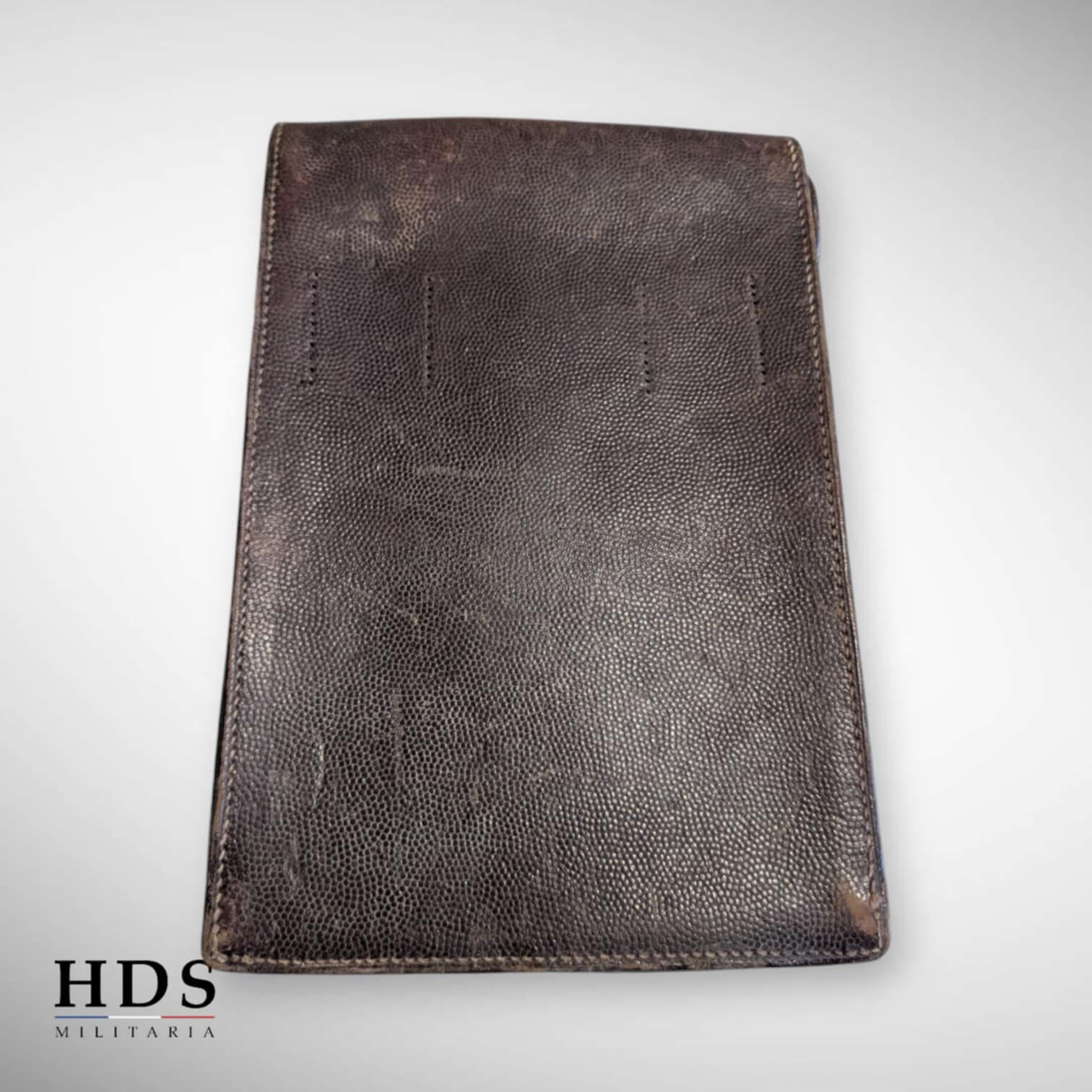 German WW2 Name Card Holder + Feldpost Paris