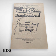 Manuel LuftSchutz allemand ww2 bombe incendiaire 1944