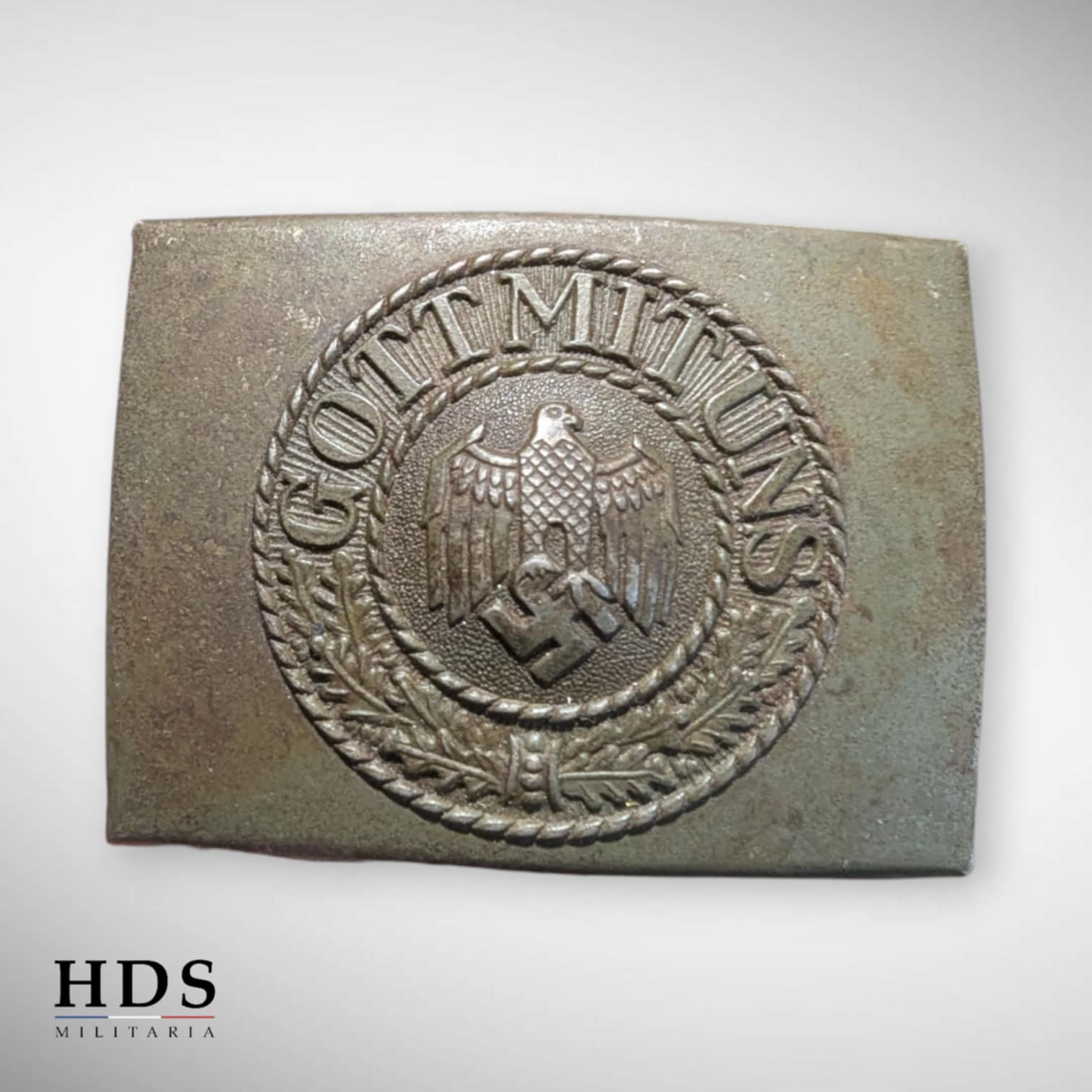 Boucle de ceinturon Allemand ww2 WH JFS