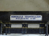 Plaque émaillée Monorails Tourtellier ligne Maginot ww2