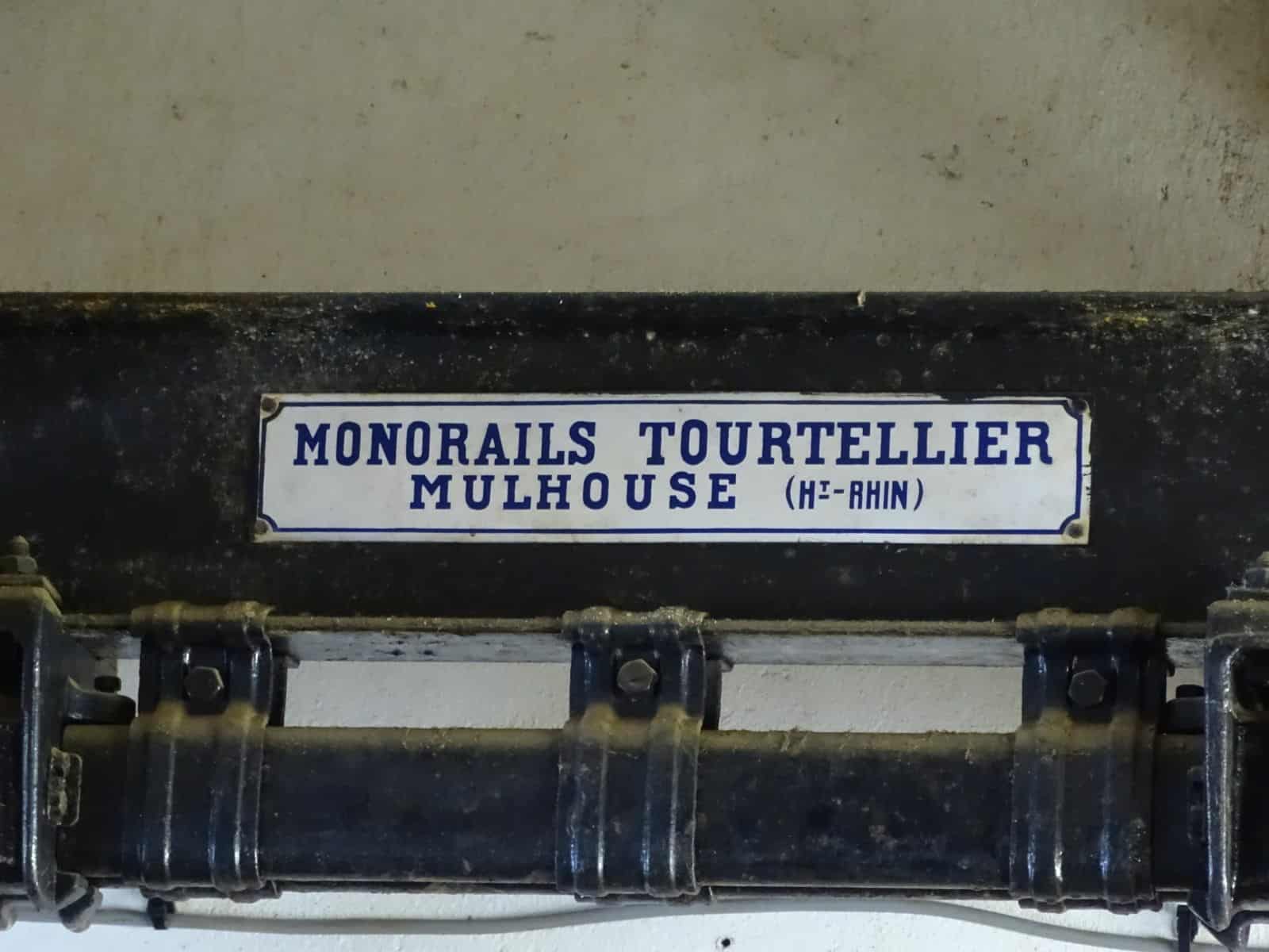 Plaque émaillée Monorails Tourtellier ligne Maginot ww2