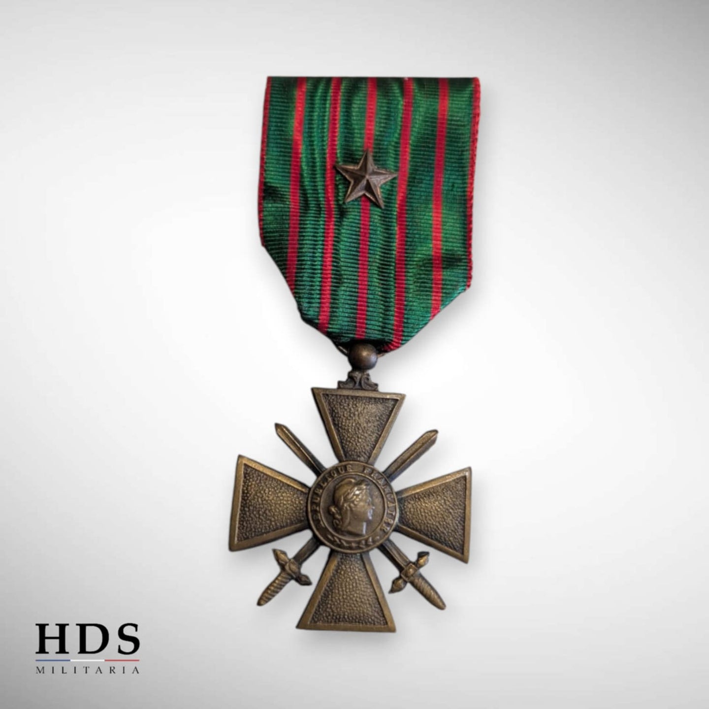 Médaille Croix de guerre 1914 - 1918 citation ww1