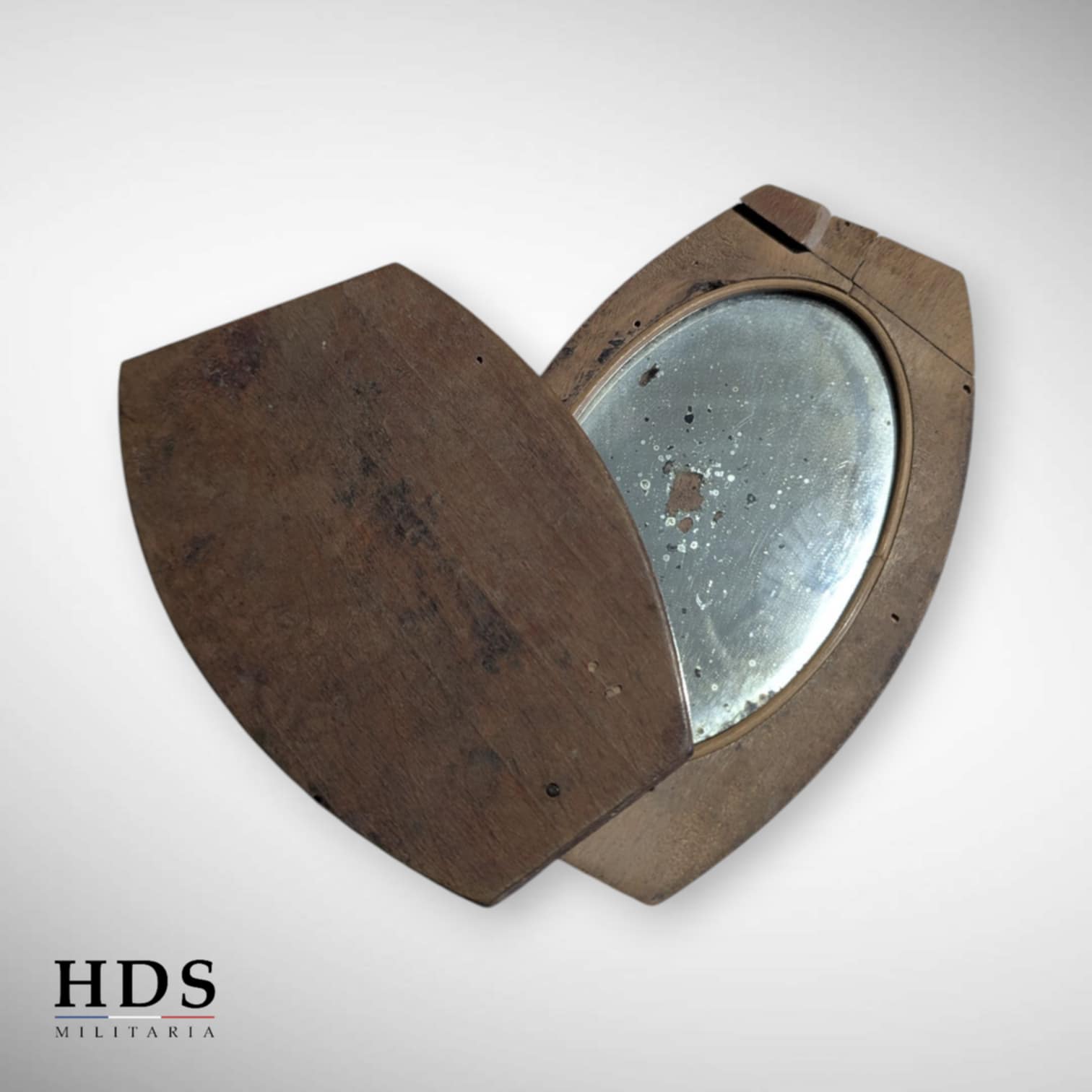 Miroir pliant soldat Français ww1