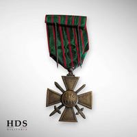 Médaille Croix de guerre 1914 - 1918 citation ww1