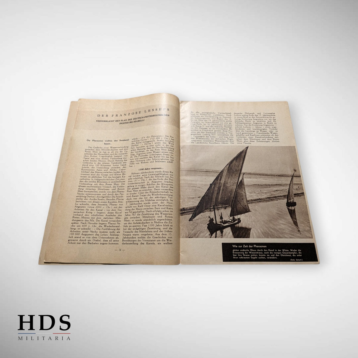 Livret de propagande Allemand ww2 canal de Suez 1941