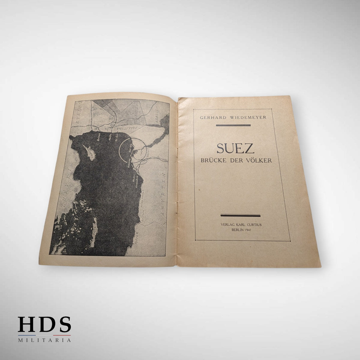 Livret de propagande Allemand ww2 canal de Suez 1941