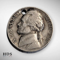 Agenda US ww2 1945 + Monnaie pendentif