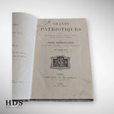 Livret de chants patriotiques 1883 ww1