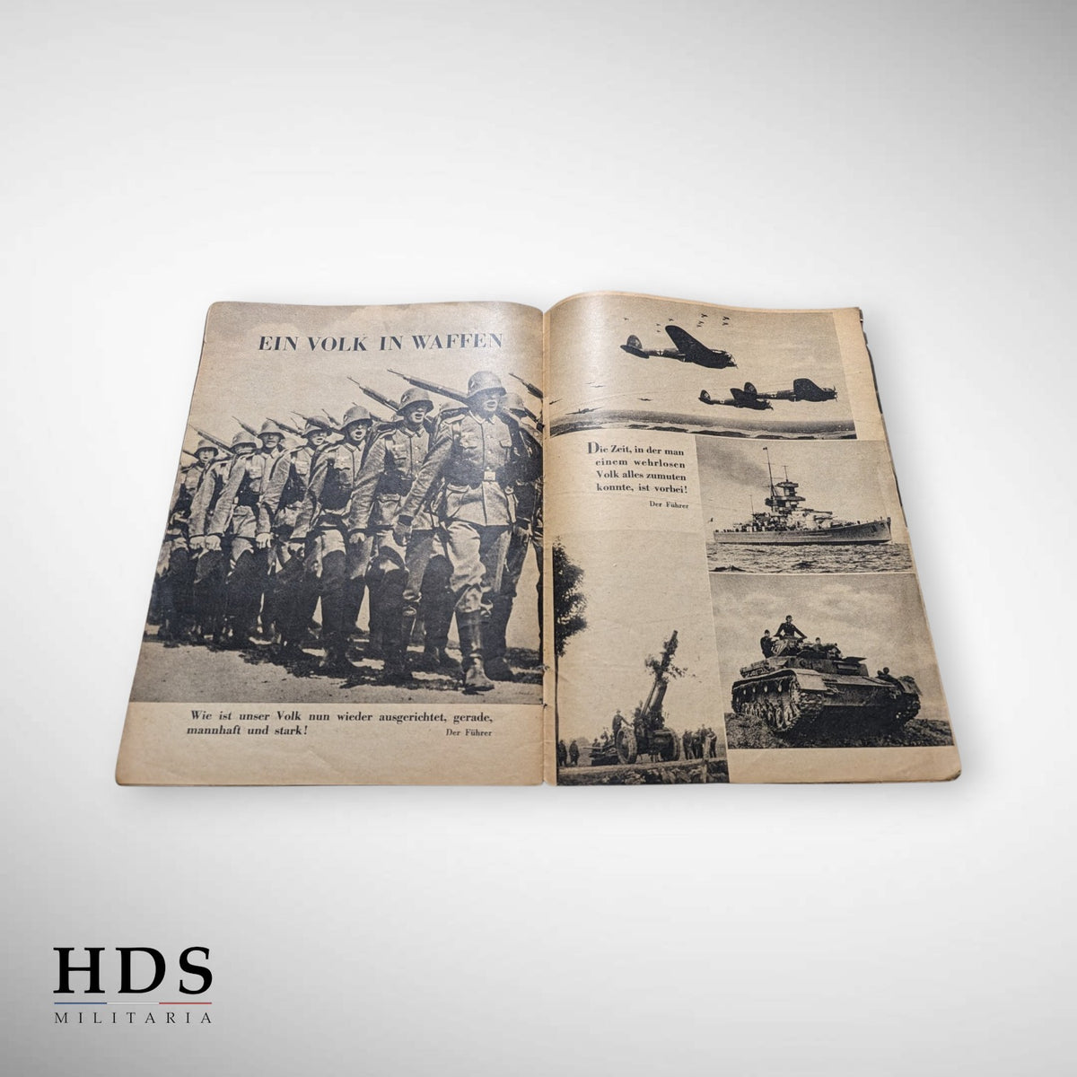 Livret propagande Allemand ww2 le Führer, sa vie, son œuvre