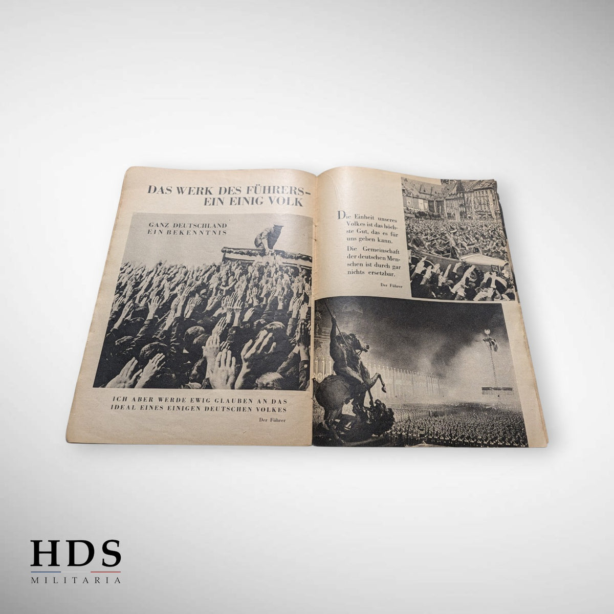 Livret propagande Allemand ww2 le Führer, sa vie, son œuvre