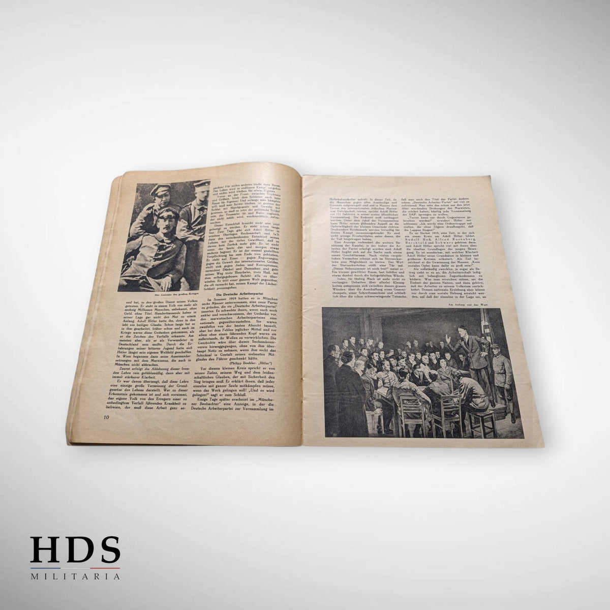 Livret propagande Allemand ww2 le Führer, sa vie, son œuvre
