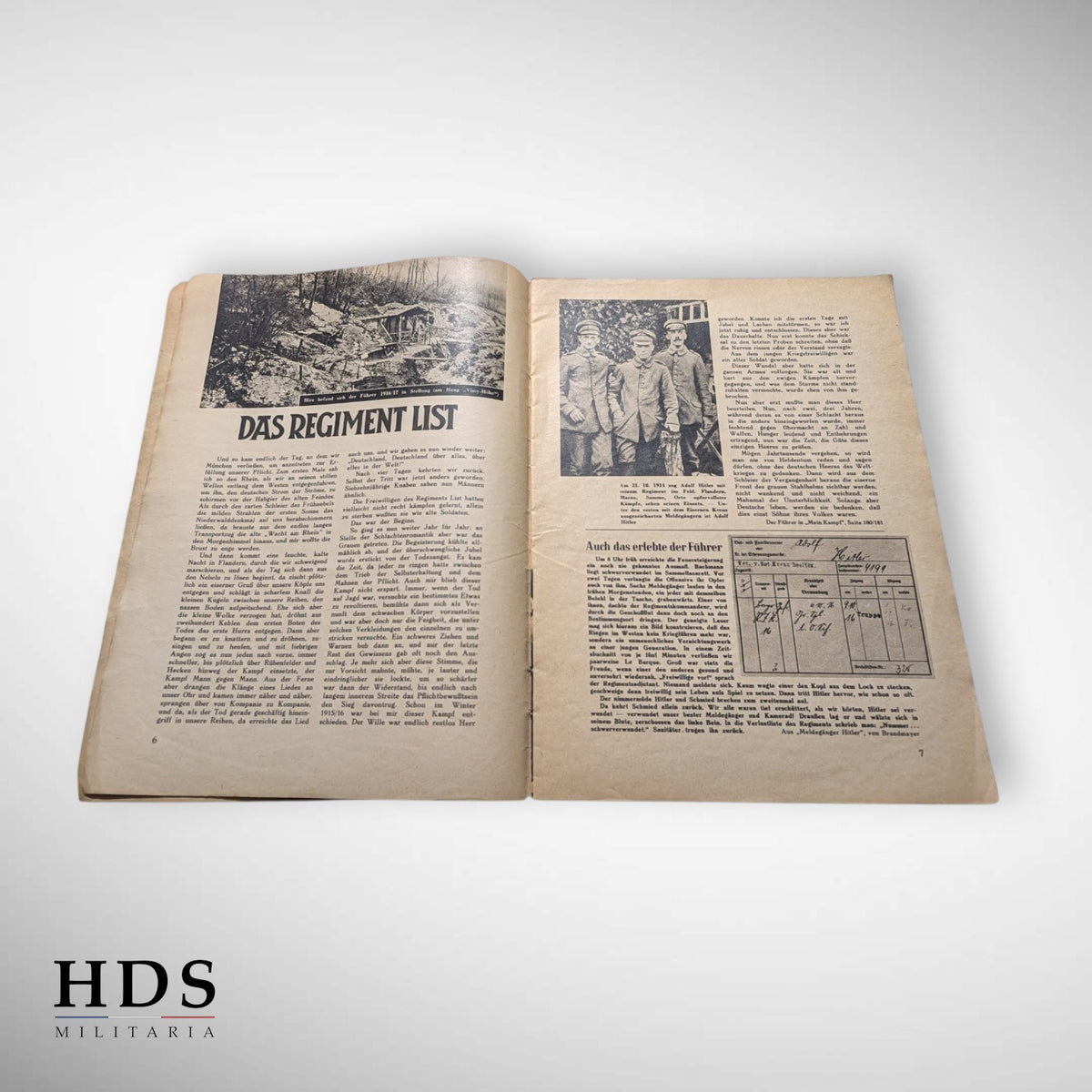 Livret propagande Allemand ww2 le Führer, sa vie, son œuvre
