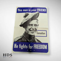 Affiche US ww2 Canadian is your friend