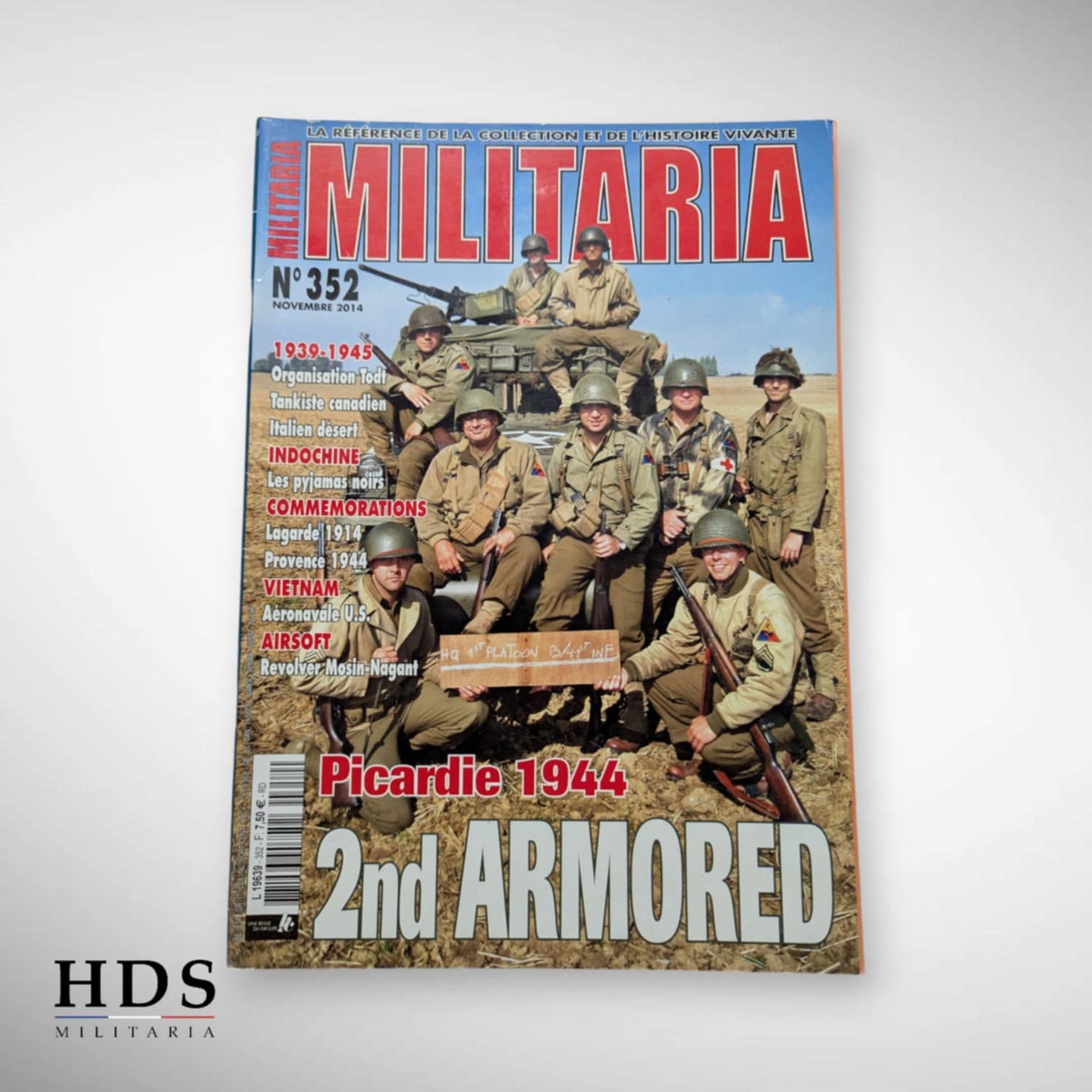 Militaria #352 Picardie 1944 2nd Armored