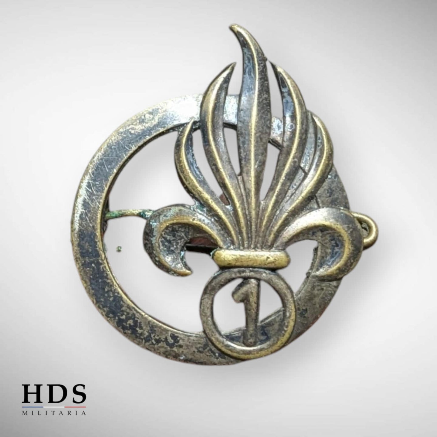Insigne de béret 1er REI Légion Etrangère