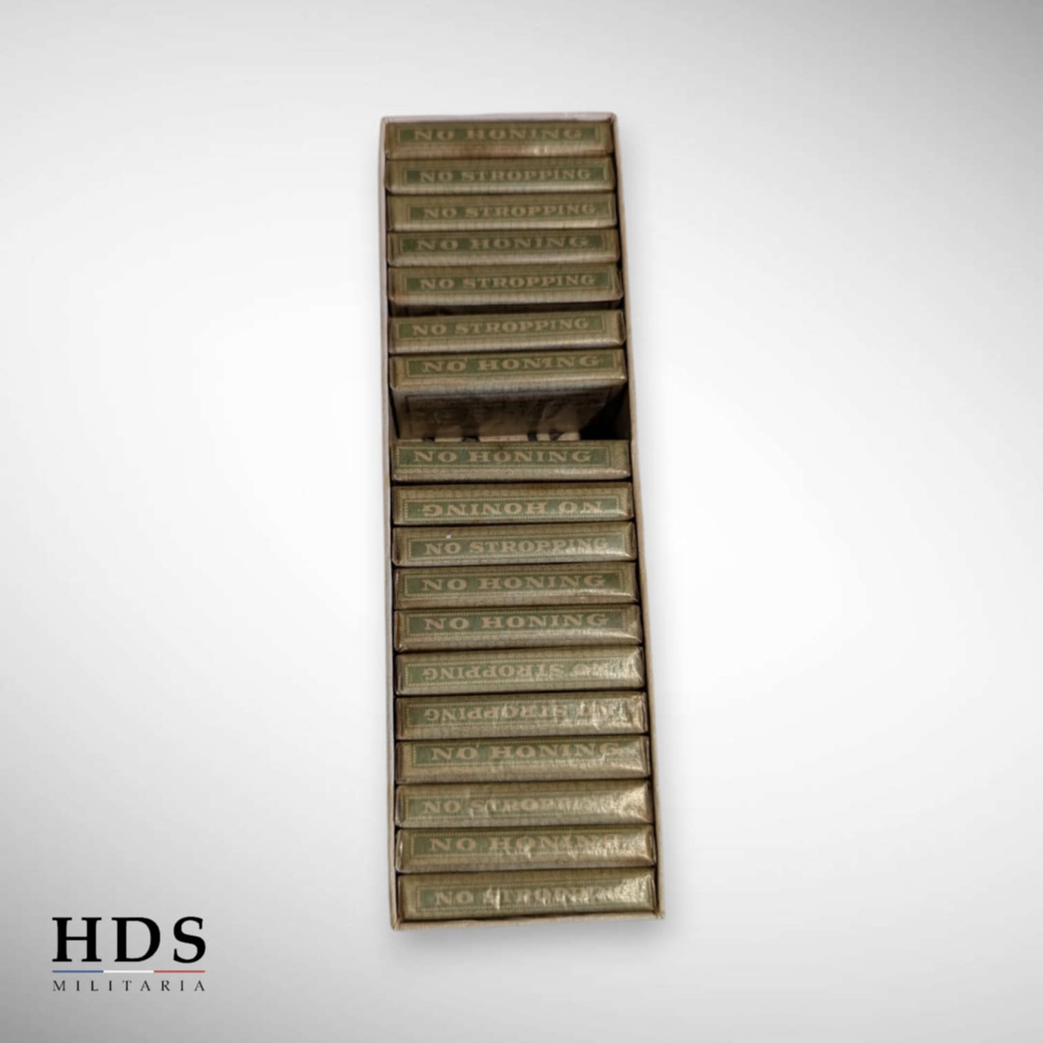 Boîte de paquets de lames de rasoir US ww1 Gillette