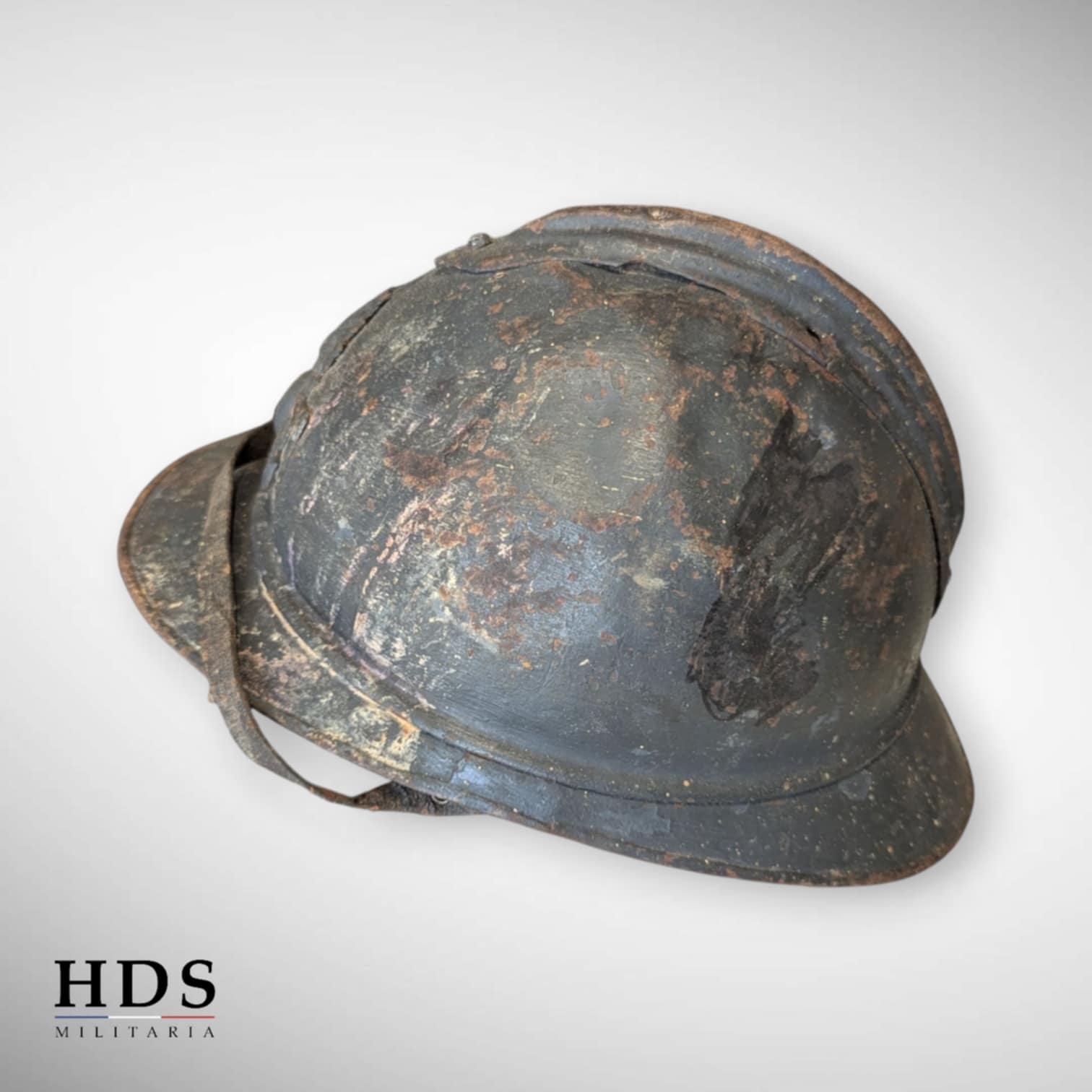 Casque Adrian m15 Artillerie Japy