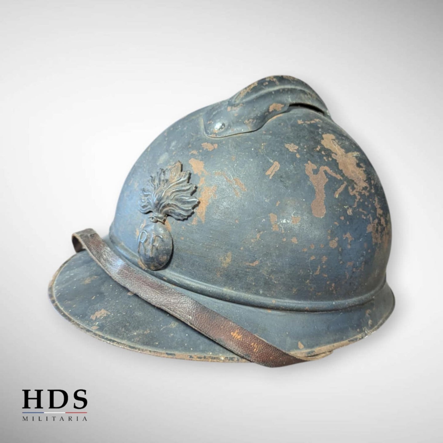 Casque Adrian m15 Infanterie ww1 nominatif