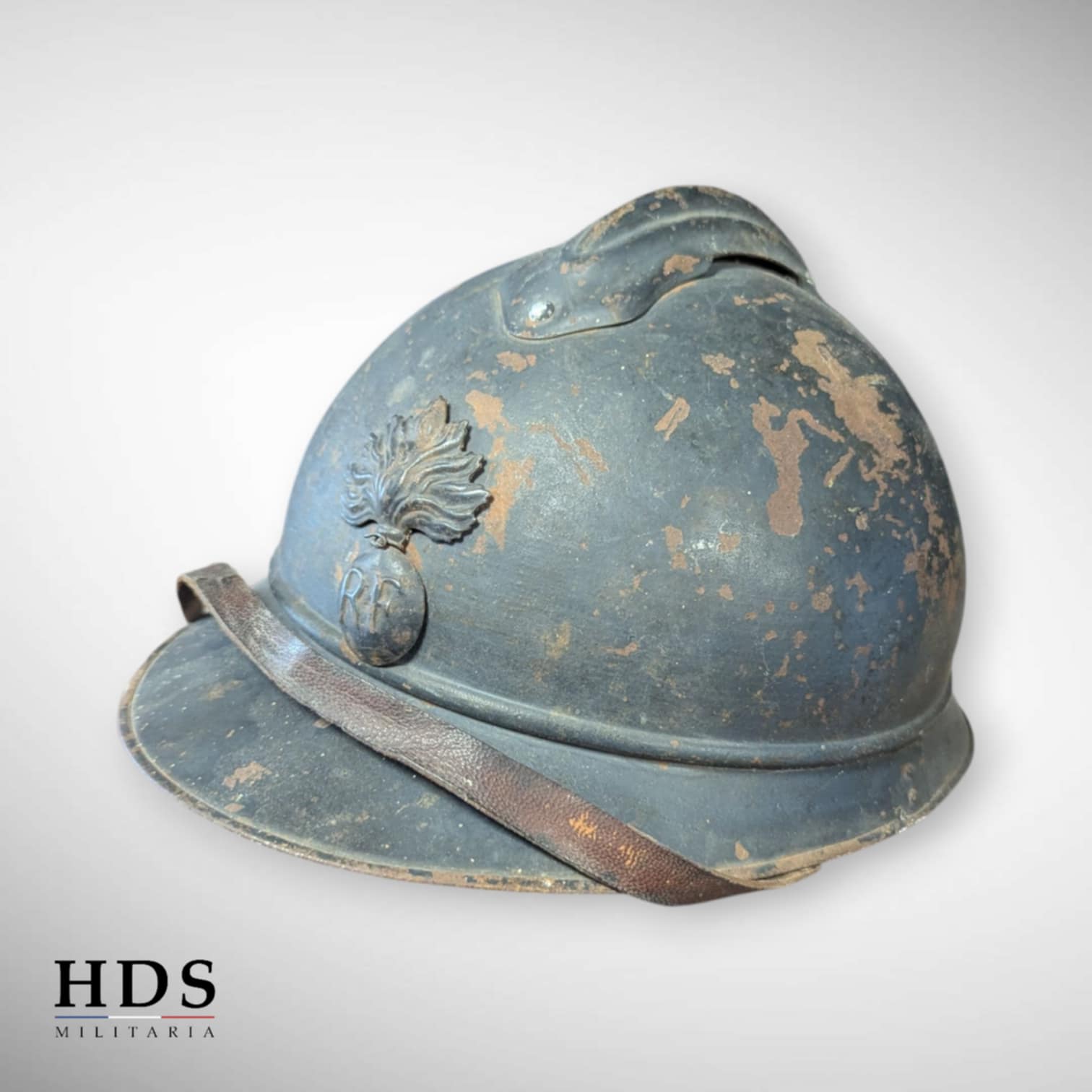 Casque Adrian m15 Infanterie ww1 nominatif