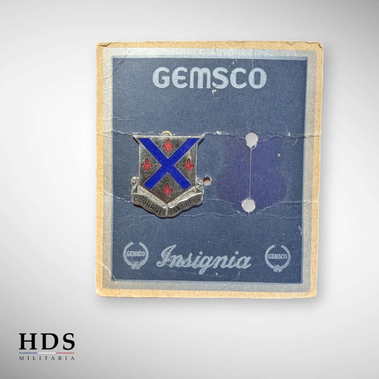 Paire de Crest 126th Infantry Regiment US ww2