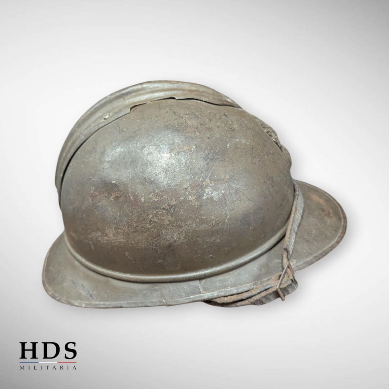 Casque Adrian m15 Infanterie France 40 ww2