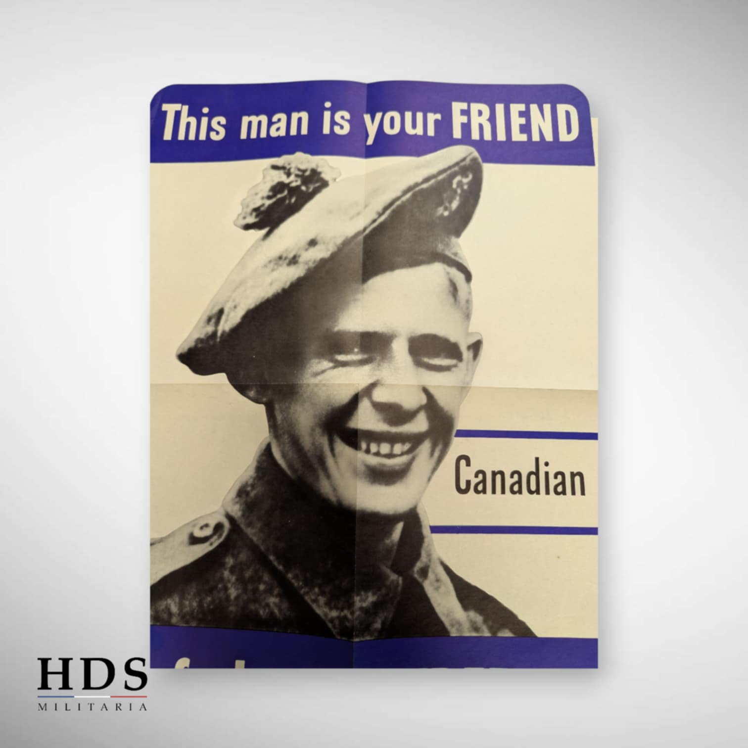 Affiche US ww2 Canadian is your friend