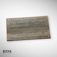 Rasoir Star France 40 ww2