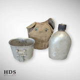 Gourde US ww2 complète housse od3 1943 Vosges