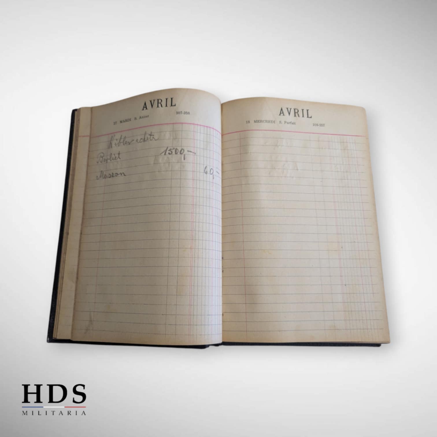 Agenda 1945 France 40 ww2