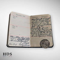 Agenda US ww2 1945 + Monnaie pendentif