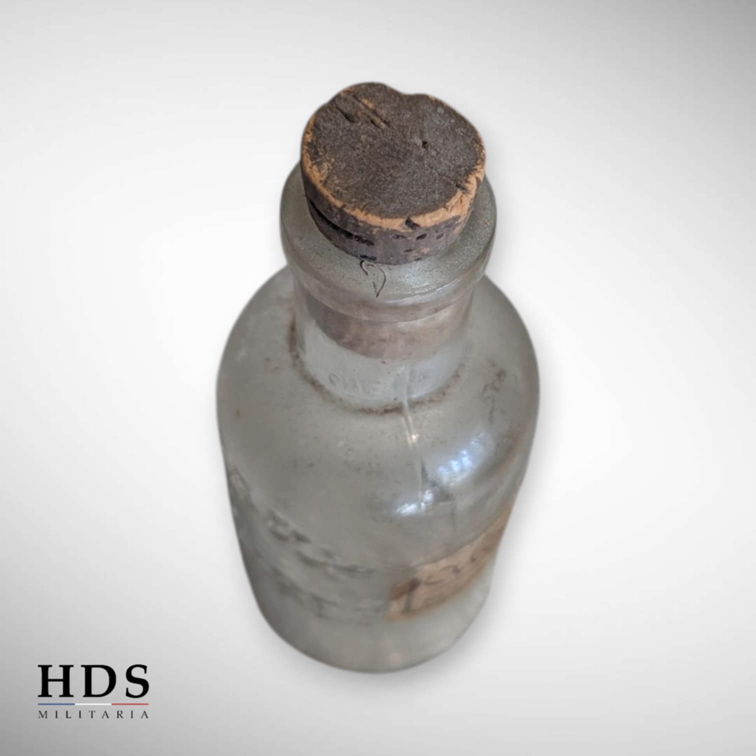 Fiole alcool à 95 Hôpitaux Militaires Français ww1