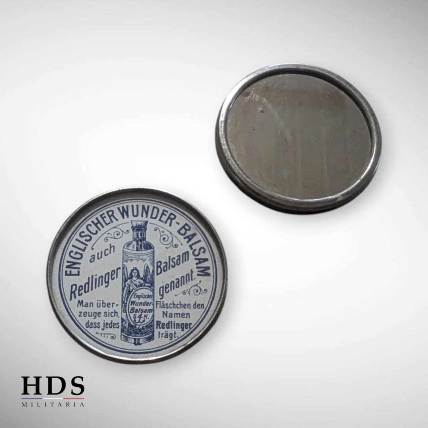 Miroir de poche soldat allemand ww1
