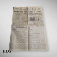 Journal US ww2 mort de Roosevelt Avril 1945