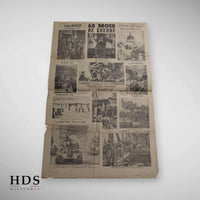 Journal Libé Soir 8 Mai 1945 Capitulation Allemande