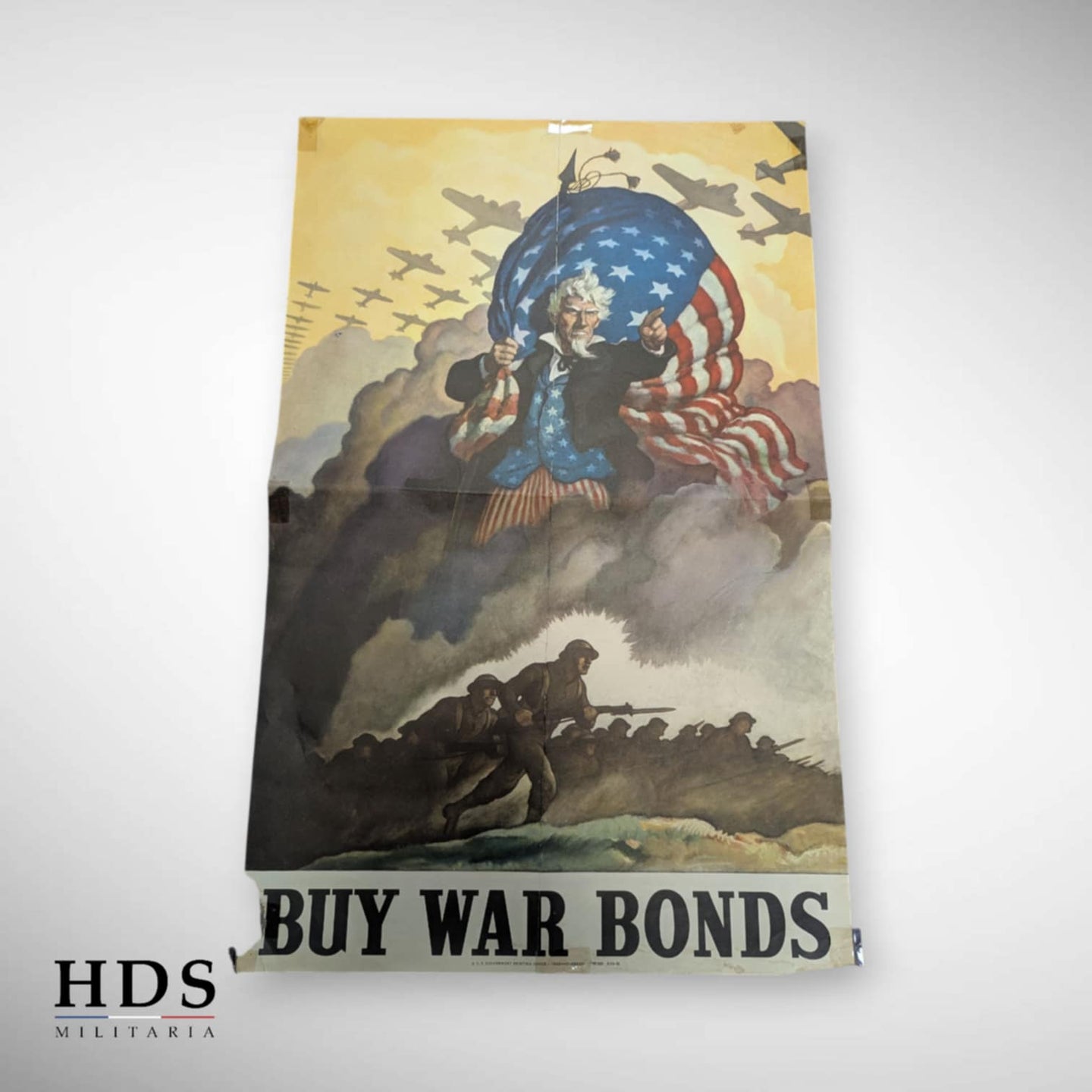 Affiche US ww2 Buy War Bonds