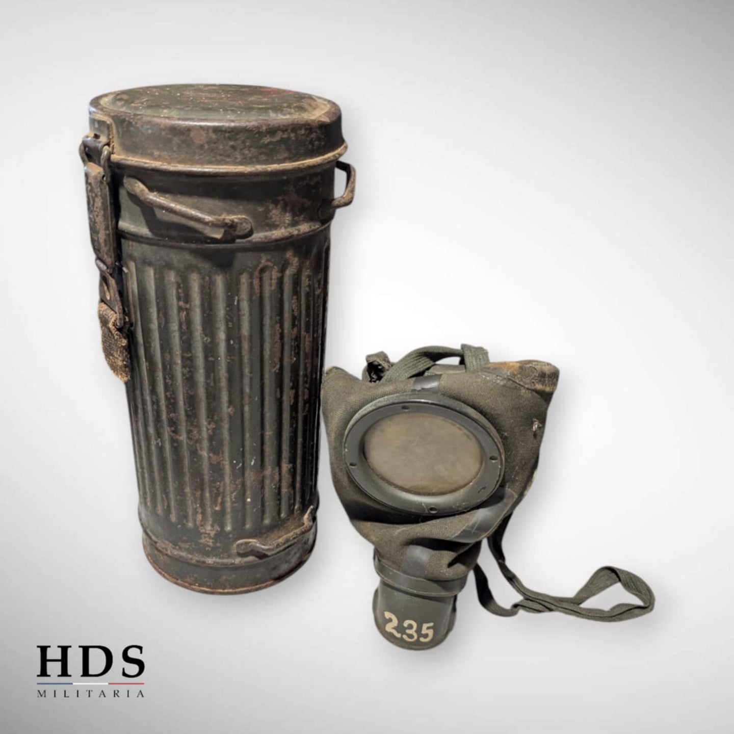 Masque à gaz allemand ww2 sans cartouche
