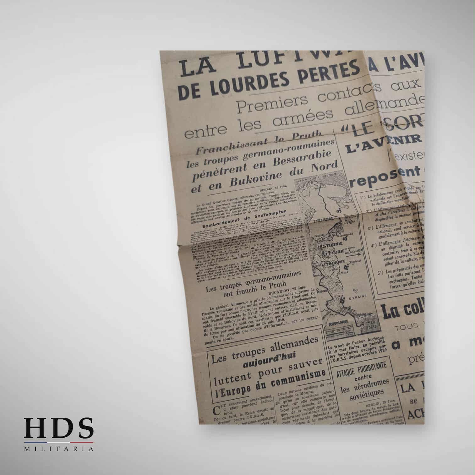 Journal Paris Soir 23 Juin 1941 Luftwaffe
