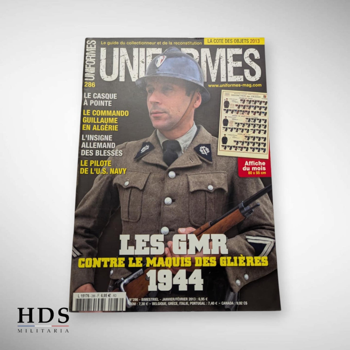 Uniformes #286 Les GMR contre le maquis des Glières 1944