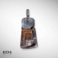 German WW2 15th Panzer Division Map Holder